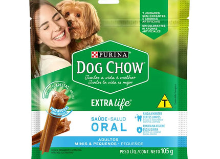 Dog Chow Saúde Oral – Petisco para Cães Adultos Minis e Pequenos