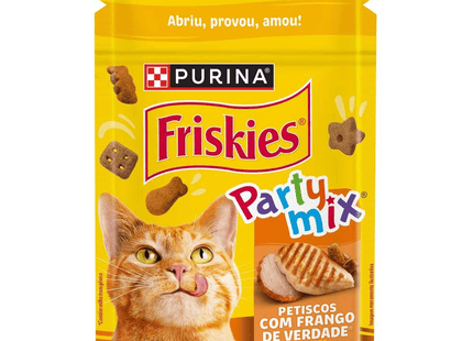 Petisco Friskies Frango, Fígado e Peru para Gatos