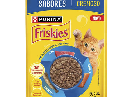 Friskies Mar de Sabores Sachê para Gatos Adultos 80 g