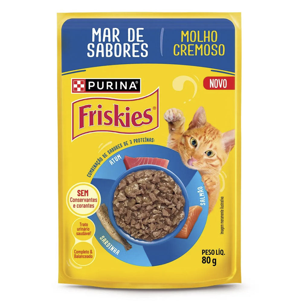 FRISKIES MAR DE SABORES 80G