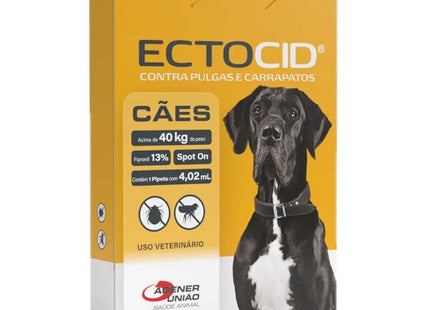 Ectocid® Spot On 4,02 mL – Antiparasitário Tópico para Cães com mais de 40 kg