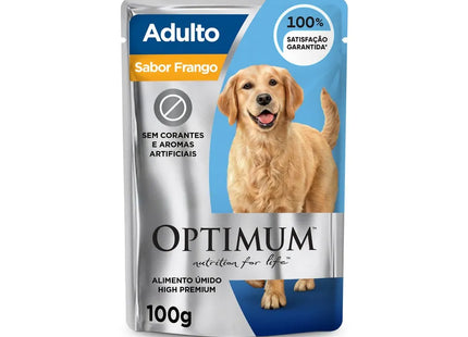 Ração Úmida Optimum Frango para Cachorros Adultos