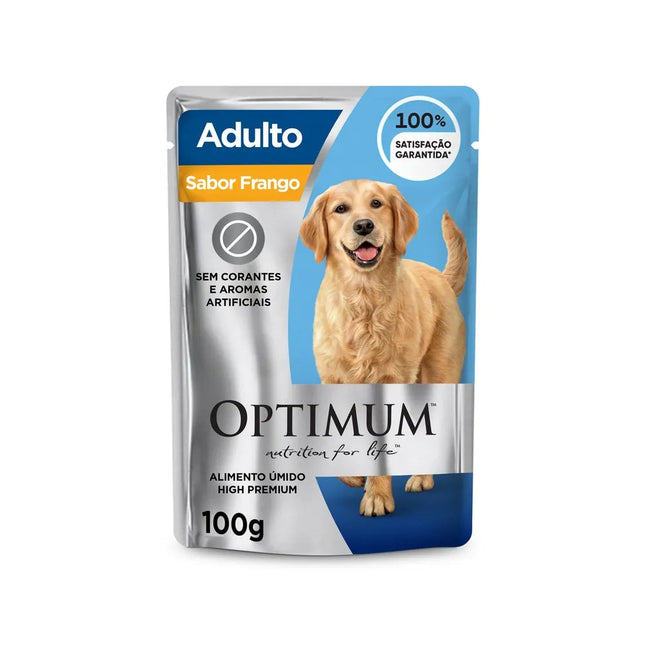 Ração Úmida Optimum Frango para Cachorros Adultos