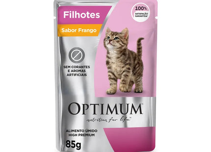 Ração Úmida Optimum Cat Filhote Frango