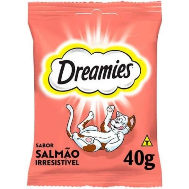 Snack Dreamies Salmão para Gatos Adultos