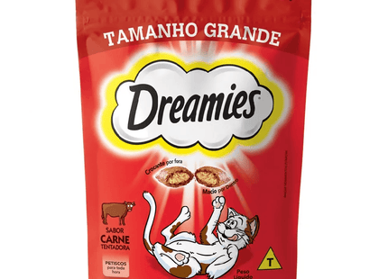Petisco Dreamies Carne para Gatos Adultos 40 g