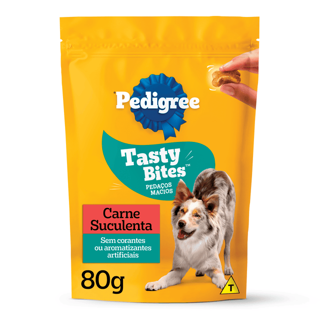 Pedigree Tasty Bites Carne Suculenta 80 g