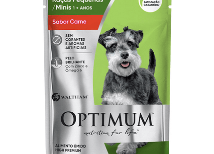 Sachê Optimum Dog Adult Raças Pequenas Carne