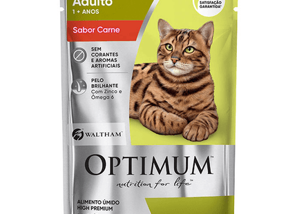 Ração Úmida Optimum para Gatos Adultos