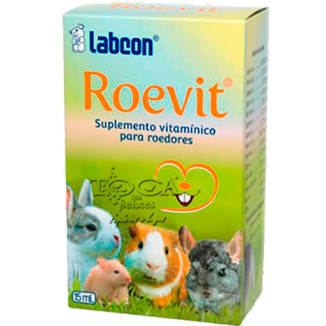 Labcon Roevit 15 ml – Suplemento Vitamínico para Roedores