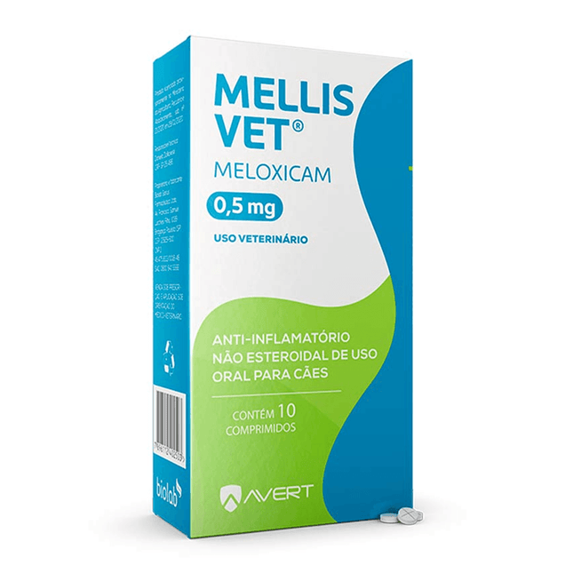 Mellis Vet 0,5 mg – 10 comprimidos (Cães)