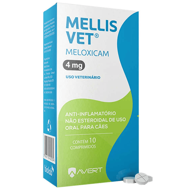 Mellis Vet 4 mg – 10 comprimidos (Cães)