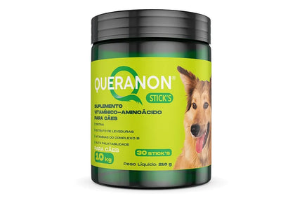 Queranon Sticks – Suplemento Vitamínico Aminoácido para Cães – 30 Sticks