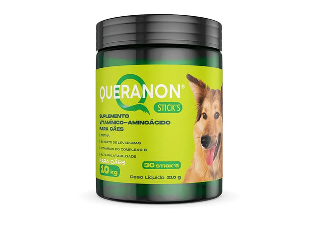 Queranon Sticks – Suplemento Vitamínico Aminoácido para Cães – 30 Sticks