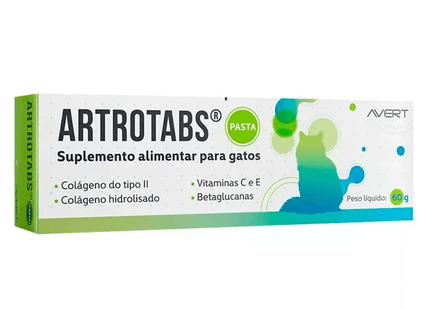 ARTROTABS® Pasta 60 g – Suplemento Alimentar para Gatos