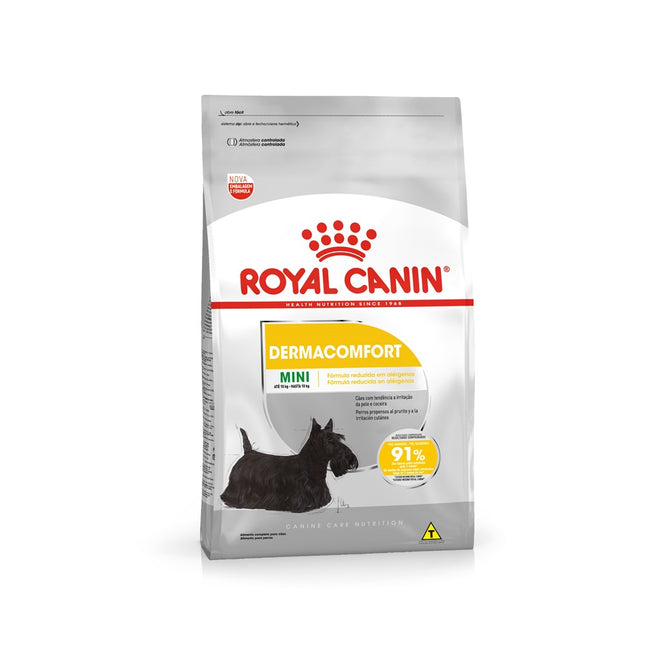 Royal Canin Mini Dermacomfort – Ração Seca para Cães Adultos ou Idosos de Raças Pequenas