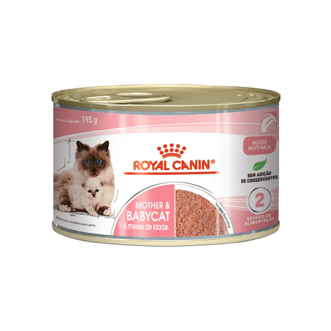 Alimento Úmido Royal Canin Mother & Babycat Mousse 195 g