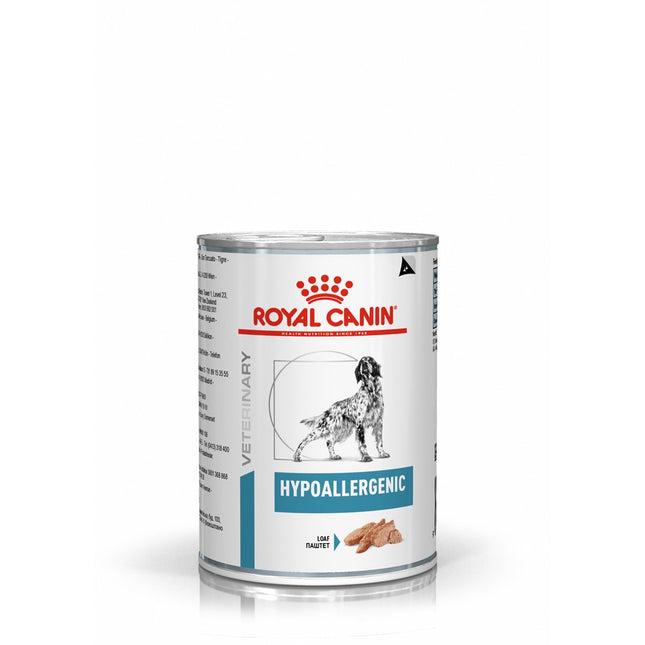 Royal Canin Veterinary Diet Hypoallergenic Canine Wet – Ração Úmida para Cães Adultos com Alergia Alimentar