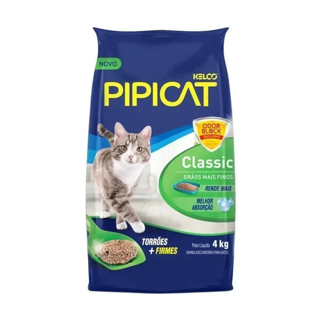 Areia Higiênica Pipicat Classic – 4 kg, 12 kg e 20 kg