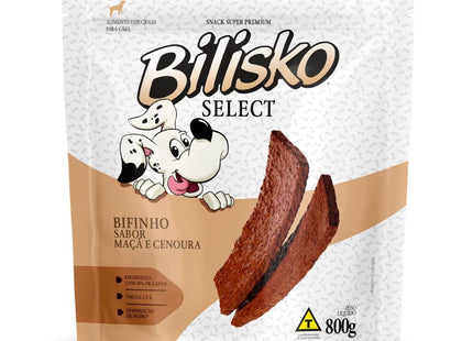 Bifinho Bilisko 800 g – Sabores Carne, Frango, Fígado, Maçã & Cenoura