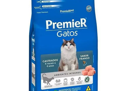 Premier Pet Ração Gatos Castrados 6 meses à 6 anos — Ambientes Internos