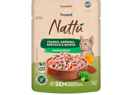 Premier Nattu Gato Filhotes – Sachê 70 g