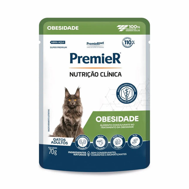 PremieR Nutrição Clínica Úmidos Gatos Obesidade