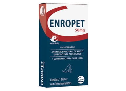 Enropet – Antibiótico Oral para Cães e Gatos (50 mg / 150 mg)