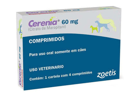 Cerenia 60 mg – Antiemético para Cães – 4 comprimidos