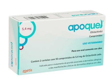 Apoquel 5,4 mg – Comprimidos Veterinários (20 Unidades)