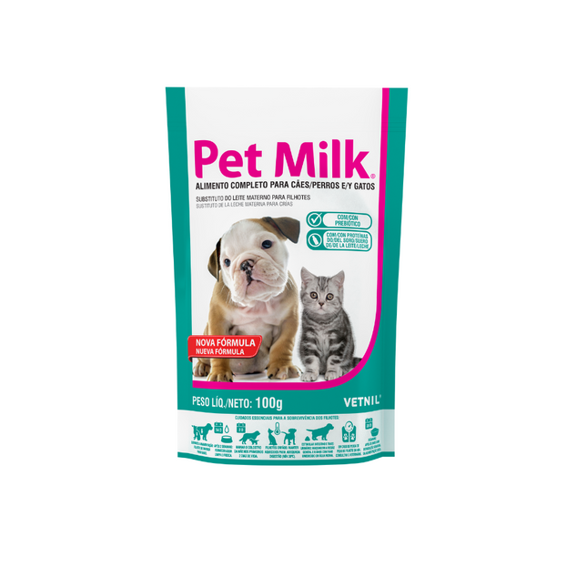 Pet Milk Vetnil Substituto do Leite Materno para Filhotes