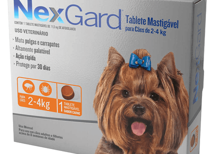 Antiparasitário Externo Nexgard para Cães 2 a 4 kg