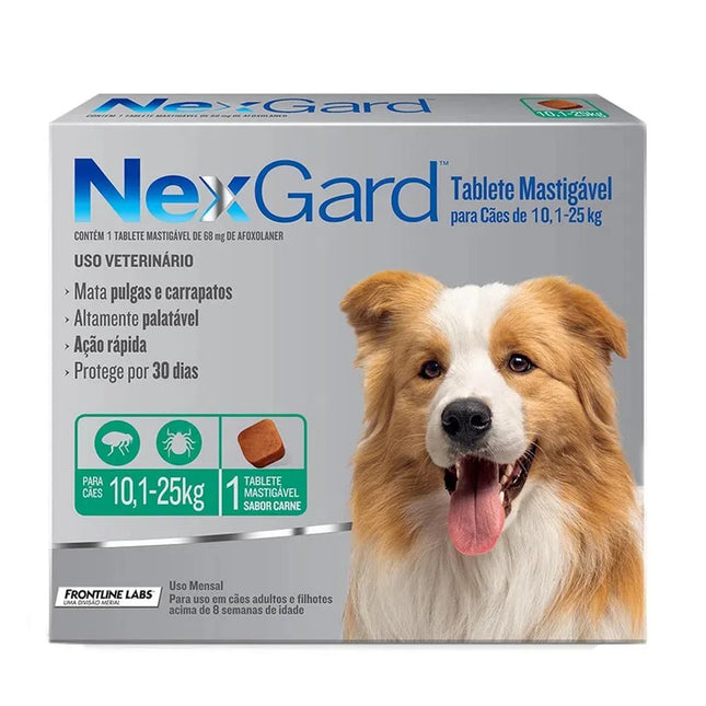 Antiparasitário Externo Nexgard para Cães 10 a 25 kg