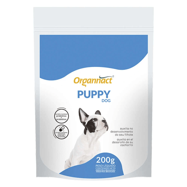 Suplemento Organnact Puppy Dog para Cães Filhotes Sachê 200 g