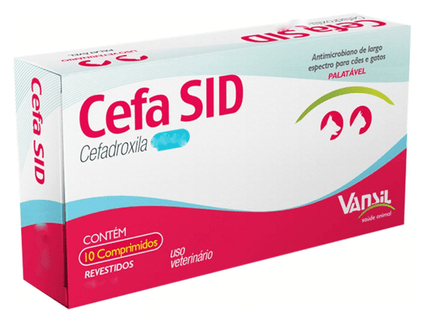 Cefa Sid 110 mg Antimicrobiano para Cães e Gatos