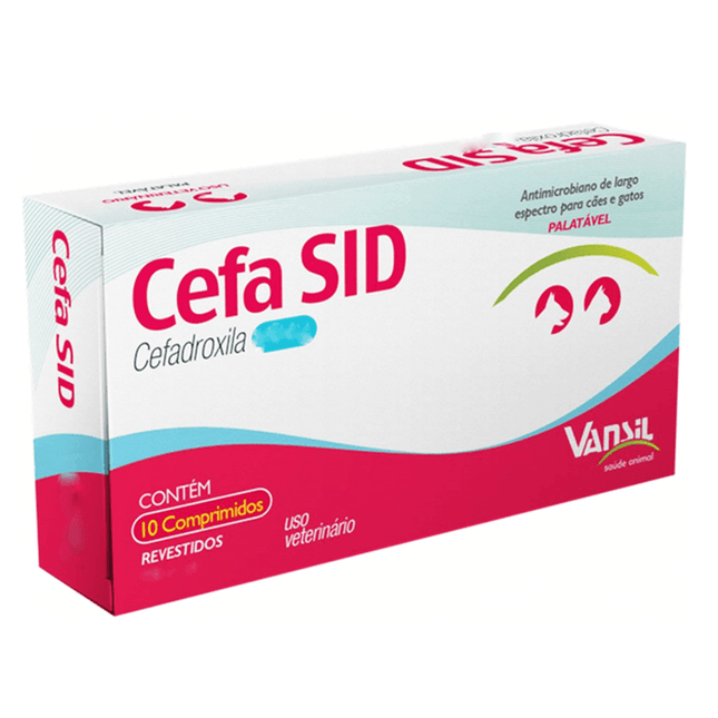 Cefa Sid 110 mg Antimicrobiano para Cães e Gatos