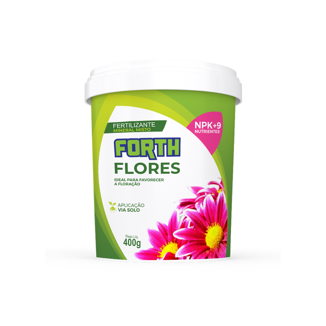 Forth Flores — Fertilizante para Flores (3 kg / 400 g / Líquido 60 mL)