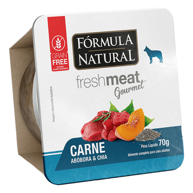 Fórmula Natural Fresh Meat Gourmet Cães Adultos 70g