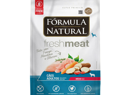 Fórmula Natural Fresh Meat Ração Seca Cães Adultos Porte Médio