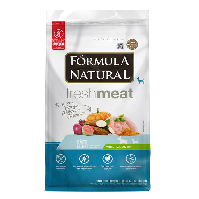 Fórmula Natural Fresh Meat Light – Ração Seca para Cães Mini e Pequeno Porte