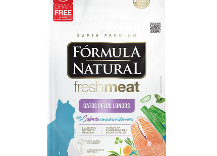 Ração Seca Fórmula Natural Fresh Meat Pelo Longo para Gatos