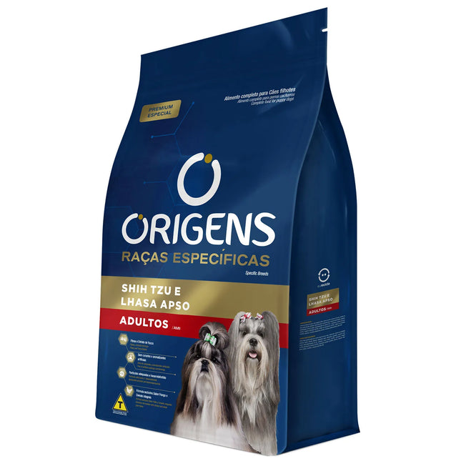 Ração Origens Premium Especial Adultos Shih Tzu & Lhasa Apso