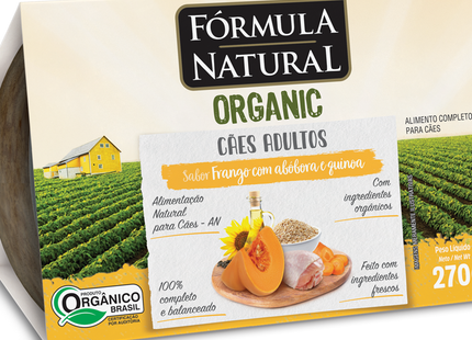 Fórmula Natural Organic Alimento Úmido Cães Adultos 270g