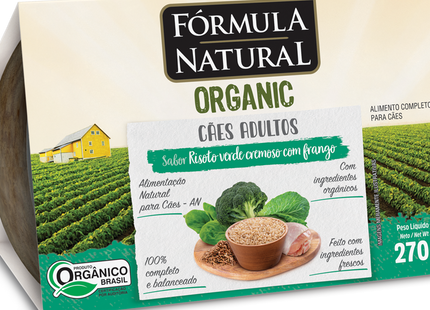 Fórmula Natural Organic Alimento Úmido Cães Adultos 270g