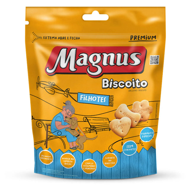 Magnus Biscoito Filhotes Petisco para Cães Filhotes