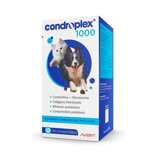 CONDROPLEX® 1000 – Suplemento Articular para Cães & Gatos