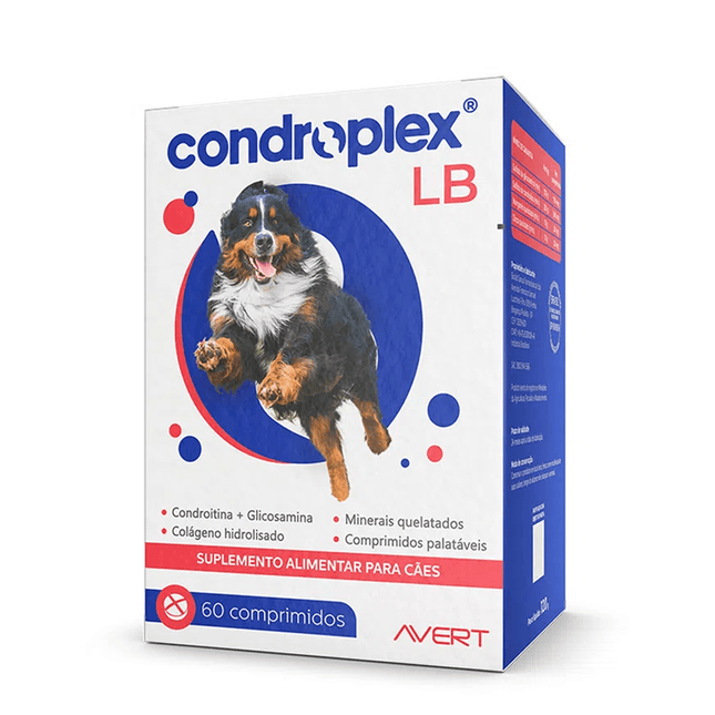 CONDROPLEX® LB 120 g – Suplemento Articular para Cães de Porte Grande/Gigante