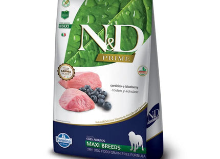 N&D Prime Canine Adult Cordeiro & Blueberry Maxi