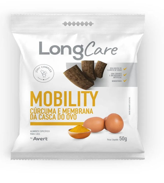 LongCare Mobility 50 g – Petisco Funcional para Cães (Suporte Articular)