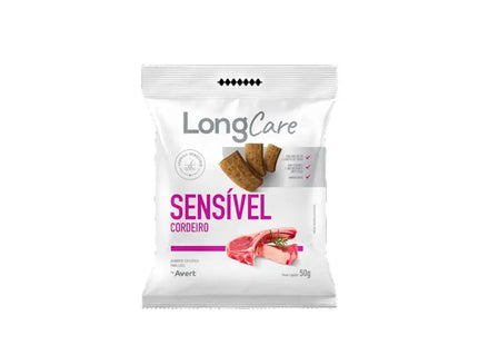 LongCare Sensível Sabor Salmão e Tilápia – Petisco Funcional para Cães